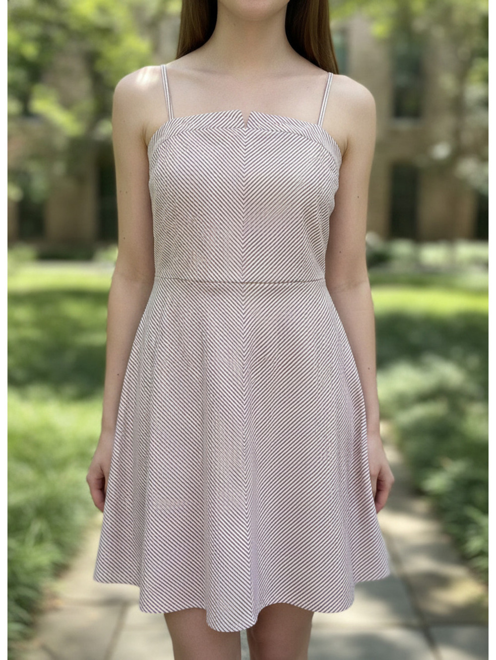 NWT | Isaac Mizrahi | 8 | Isaac Mizrahi for Target Striped Fit and Flare Seersu